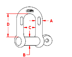 Chain Shackle Drawing