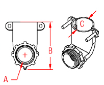 Elbow Connector  Drawing