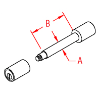 Locking Trailer Pin Drawing