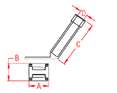 Removable Rod Holder Drawing