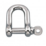 Straight D Shackle with Screw Pin - Grade 316 Stainless Steel S0115-0