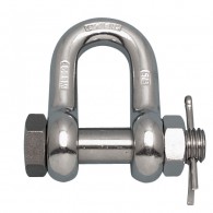 Bolt Chain Shackle - Grade 316NM Stainless Steel S0115-SA