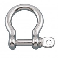 Bow Shackle w/Screw Pin - Grade 316 Stainless Steel S0116-0