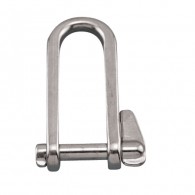 Long D Shackle w/Key Pin - Stainless Steel S0167-0