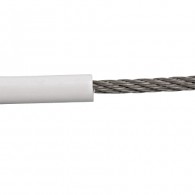 White PVC Coated 7x7 Wire Rope - Grade 316 Stainless Steel S0708-0