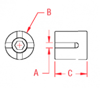 Cross Wire Clamp Standard Drawing