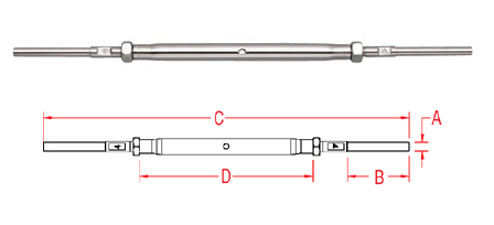 Hand Swage Stud and Stud - Closed Body (S0796-H)