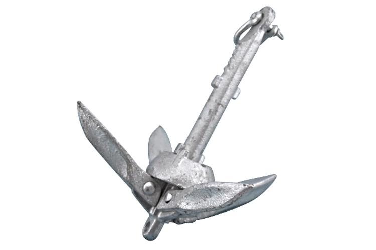 Suncor’s cast iron folding grapnel anchors, ranging from 1.5 to 7 lbs, are perfect for small boats, canoes, kayaks, and jet skis on rocky or muddy bottoms.