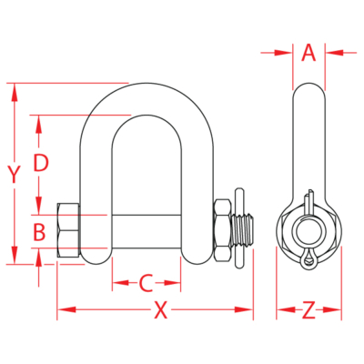 Stainless Steel Shackles | Marine & Industrial Use - Unicorn Stainless
